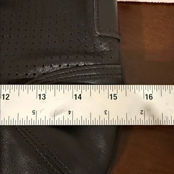 Vintage Coach 9218 Black Leather Shoulder Bag - Picture 6 of 13